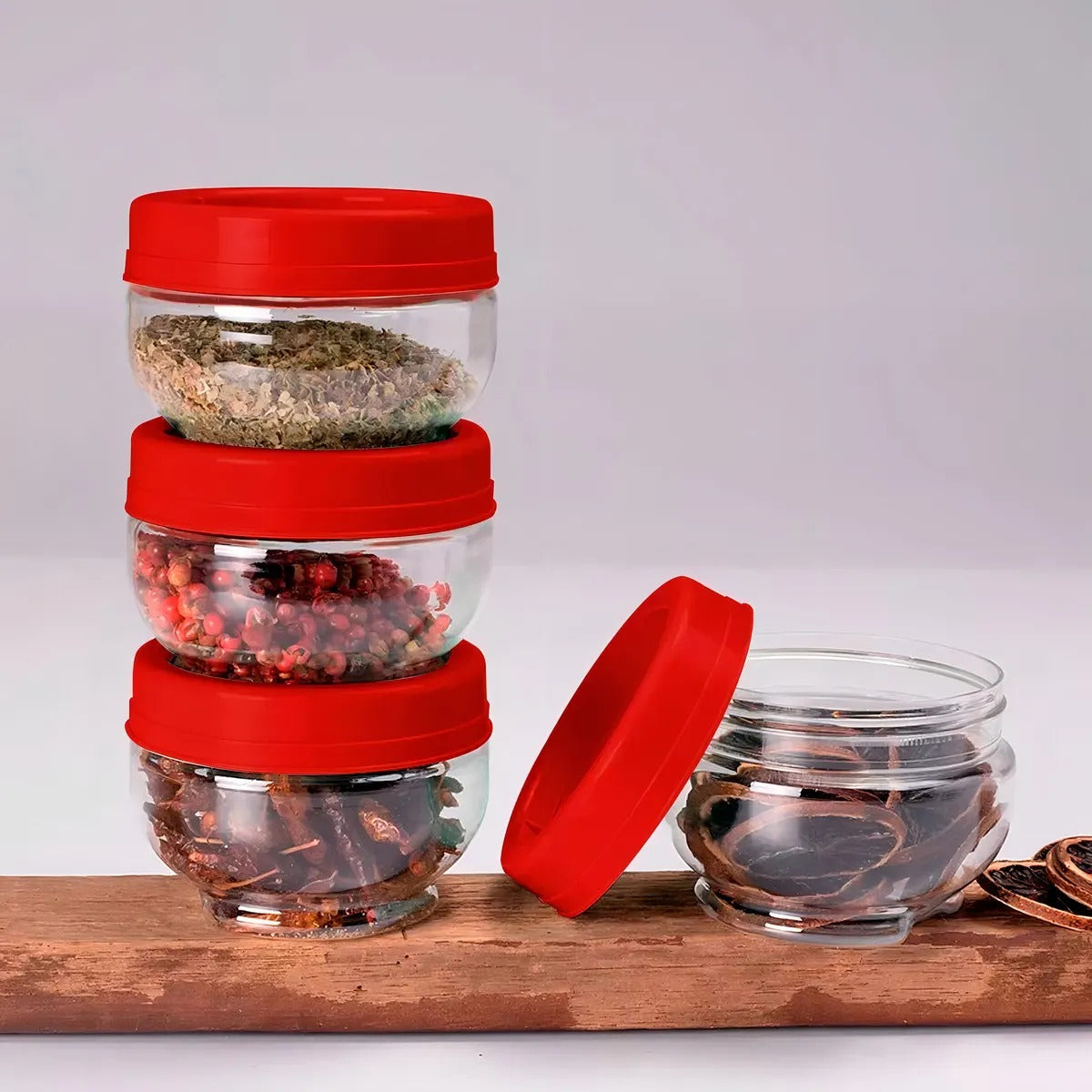 Stackable Food Jars – Compact & Stackable