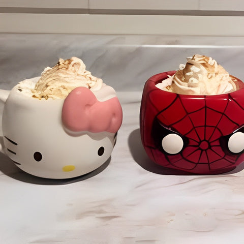 Hello Kitty & SpiderMan Cups