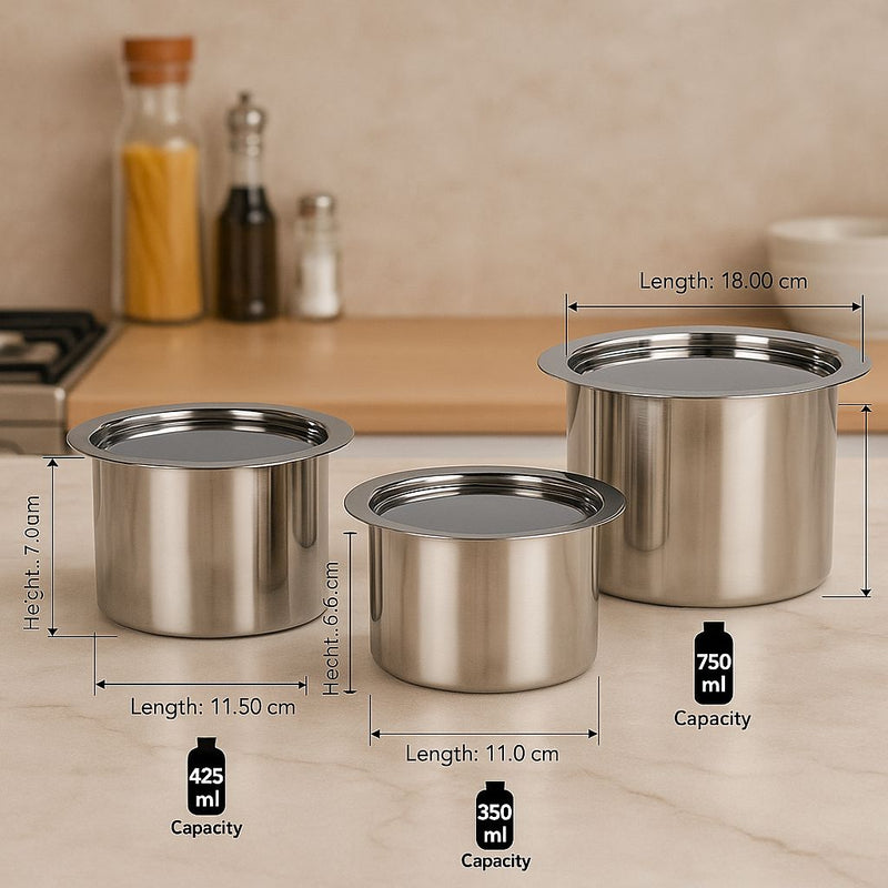 Flat Bottom Container Set