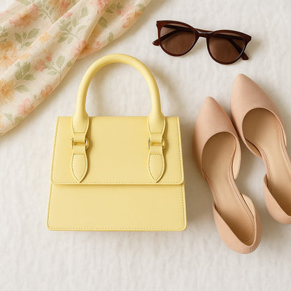 Elegant Yellow Handbag