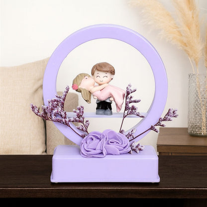 LED Couple Showpiece with Music