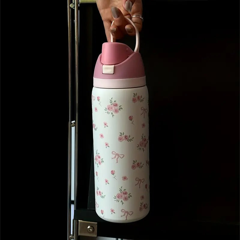 Floral Bow Bottle