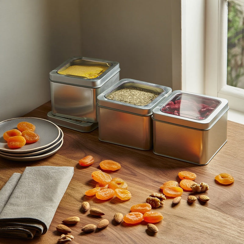Square Storage Container With Lid