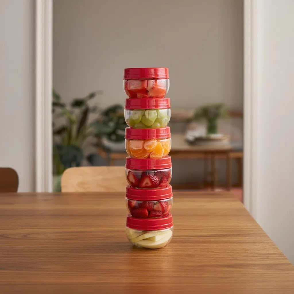 Stackable Food Jars