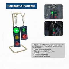 Traffic Light Keychain