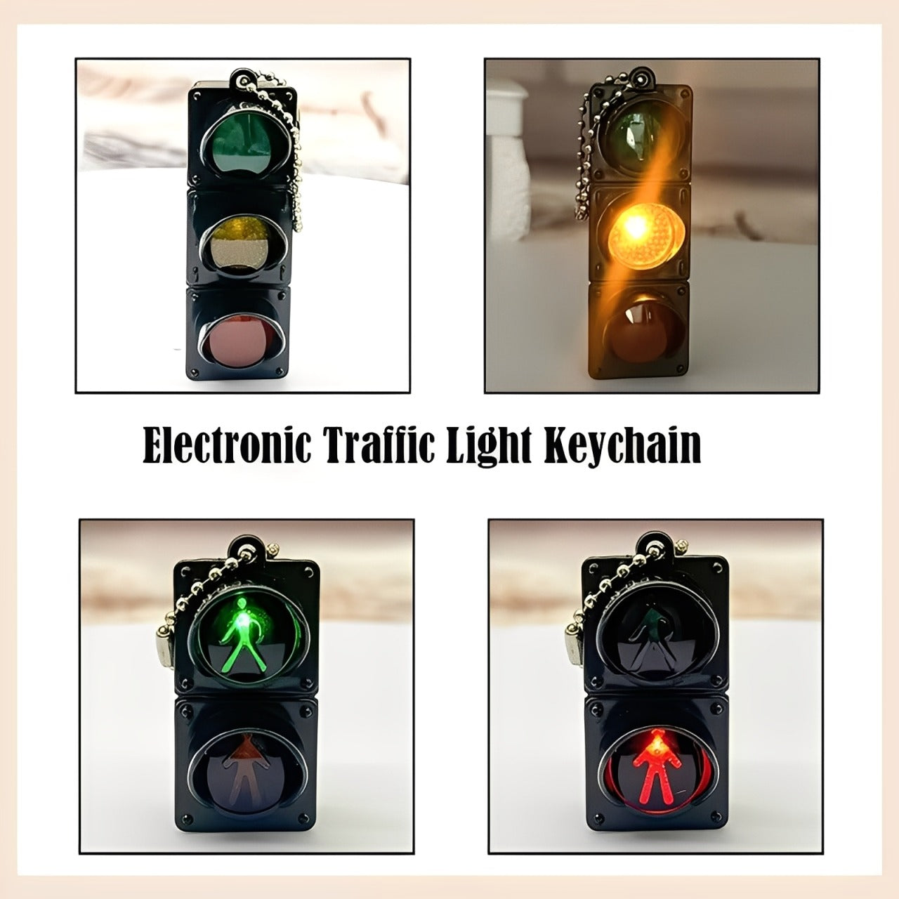 Traffic Light Keychain – Fun Gift Idea
