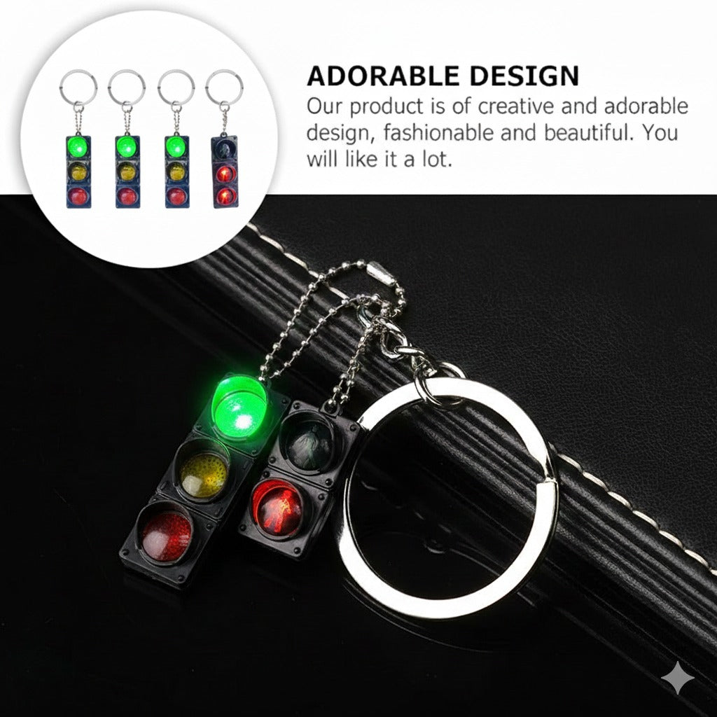 Traffic Light Keychain – Durable Build Quality