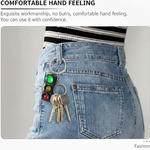 Traffic Light Keychain