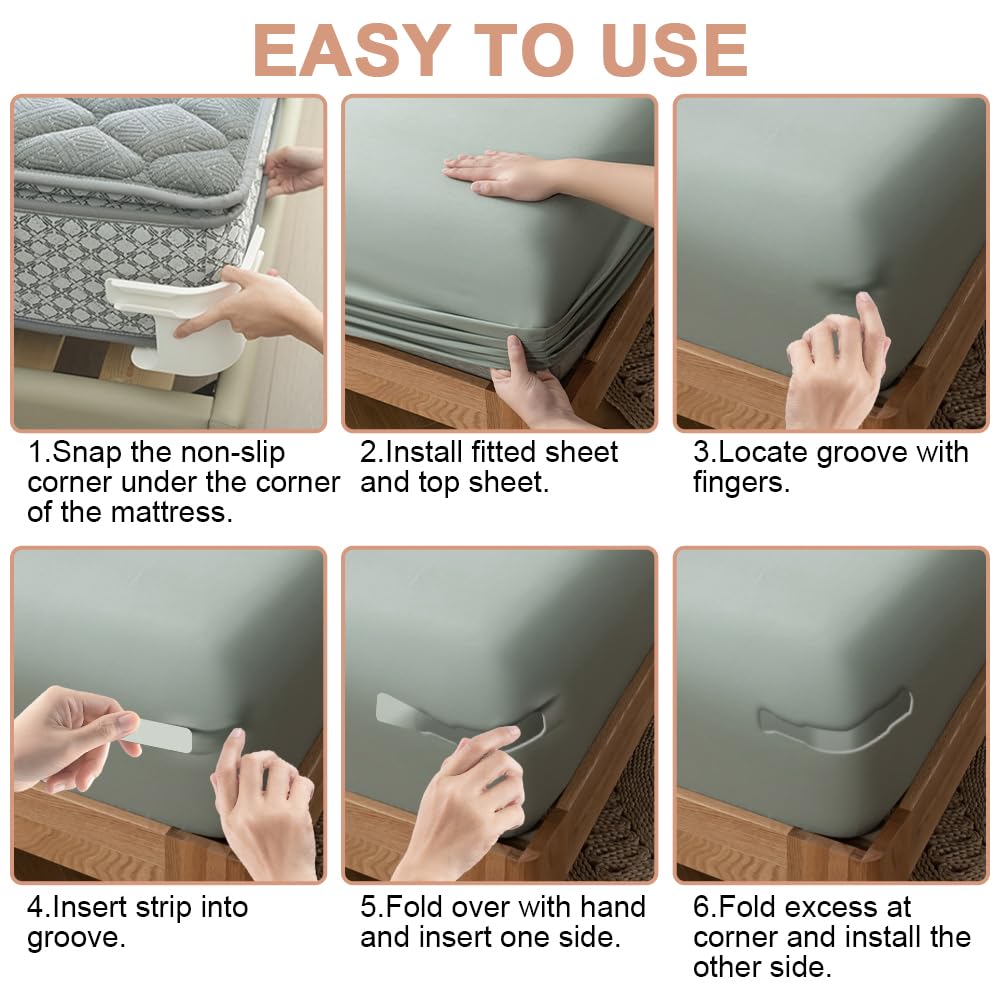 Lock Sheet holder – Perfect for All Bed Sizes