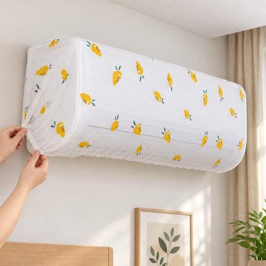 AirNest Printed AC Cover — elastic edge fitting