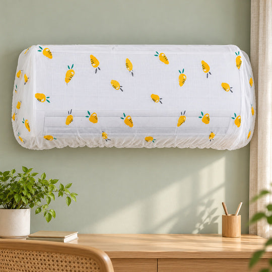 AirNest Printed AC Cover — front fitted view