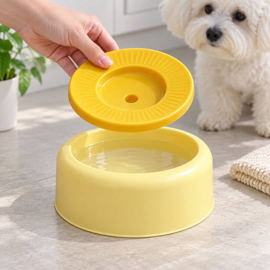 Aqua Floating Pet Bowl removable floating plate