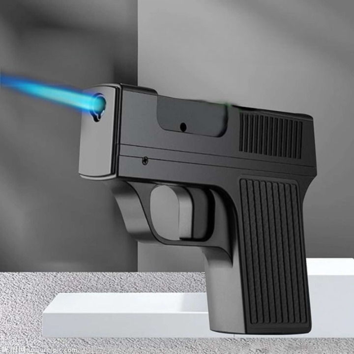 Gun Shape Cigarette Case Lighter