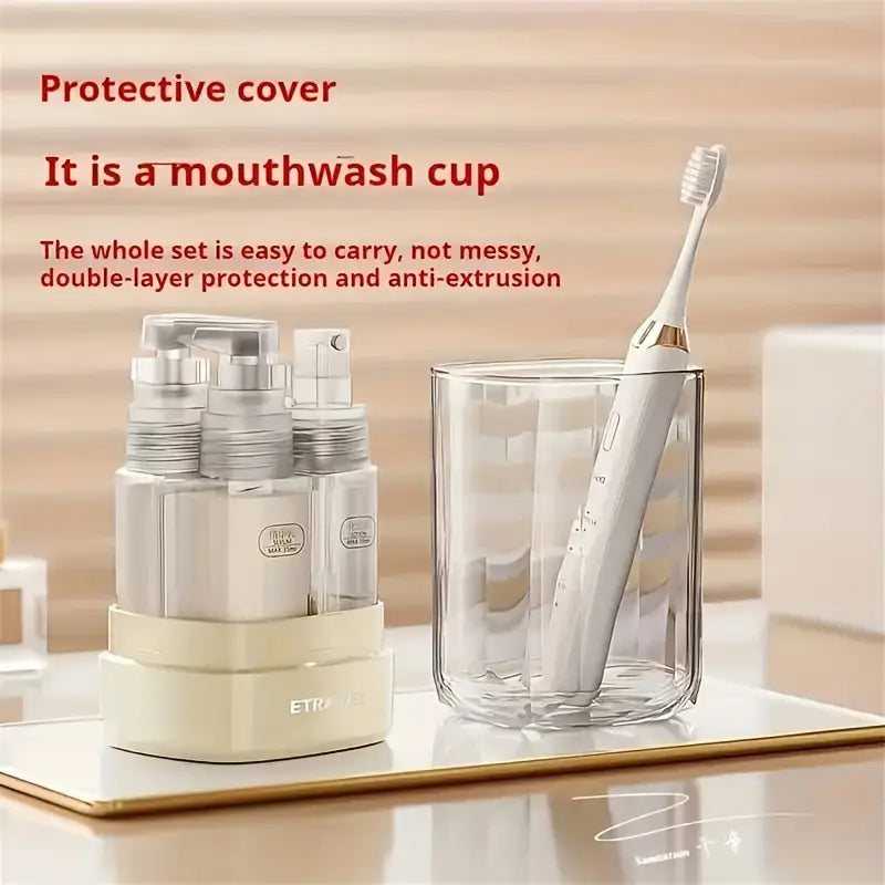 4 in 1 Travel Bottle Set – Ideal for Work Trips
