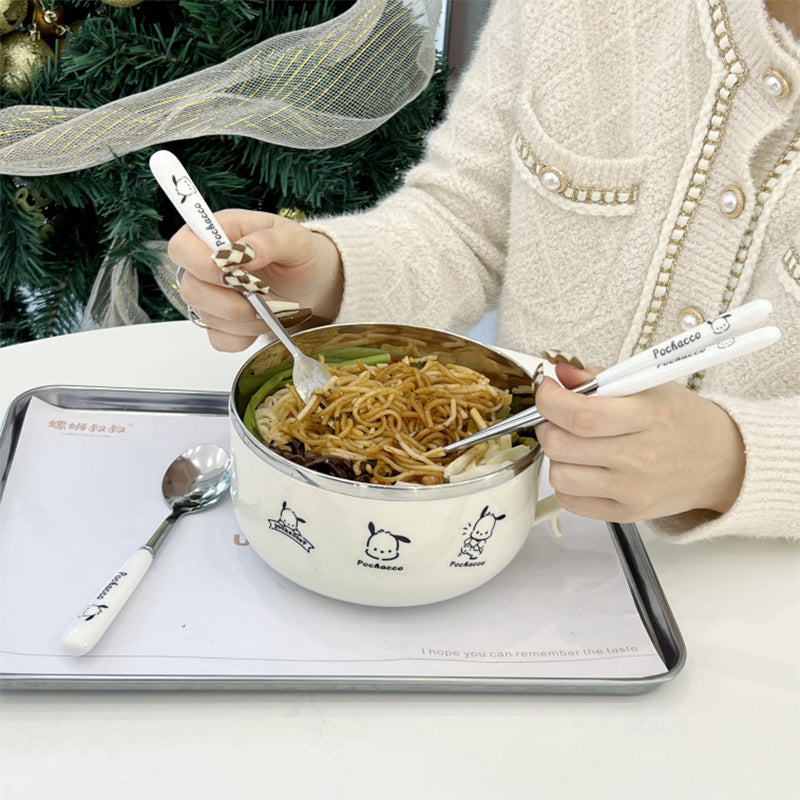 Pochacco Bowl with Spoon