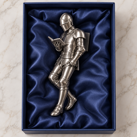 BookGuard Reading Knight Figurine gift presentation