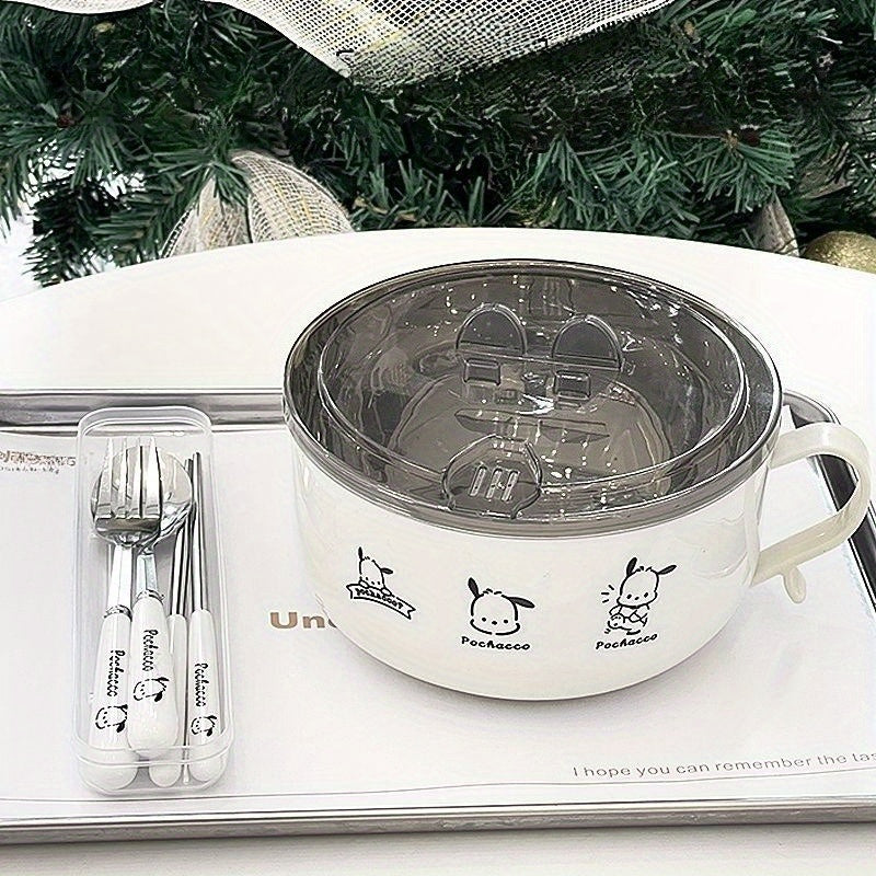 Pochacco Bowl with Spoon