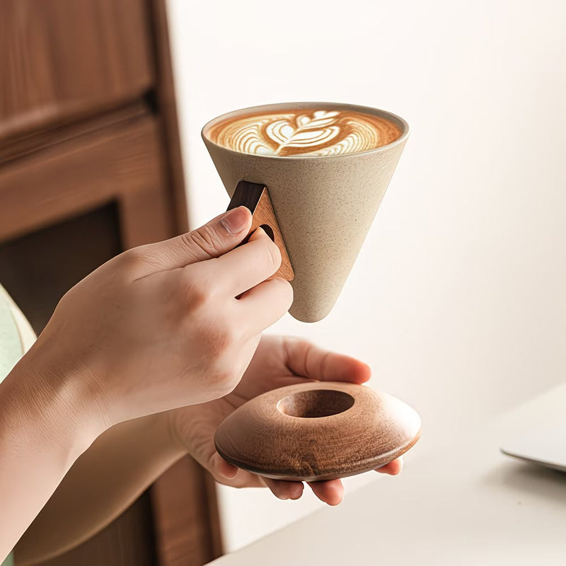 Triangle Cup & Saucer