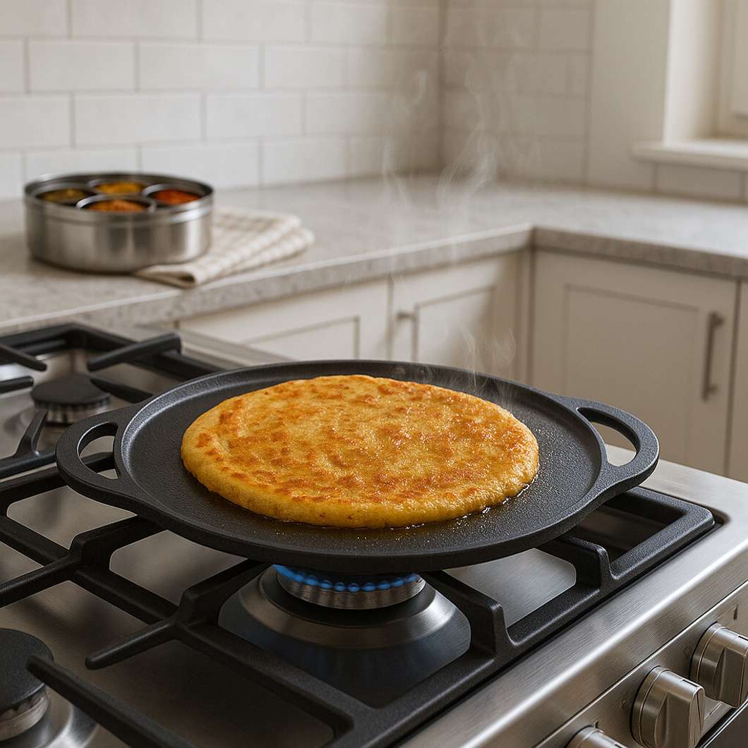 Cast Iron Dosa Tawa – Heavy Gauge & Sturdy Design