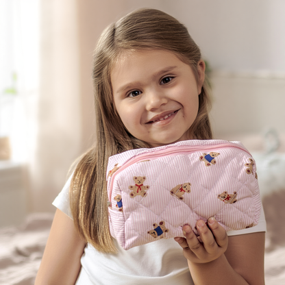 Cute Bear Makeup Pouch