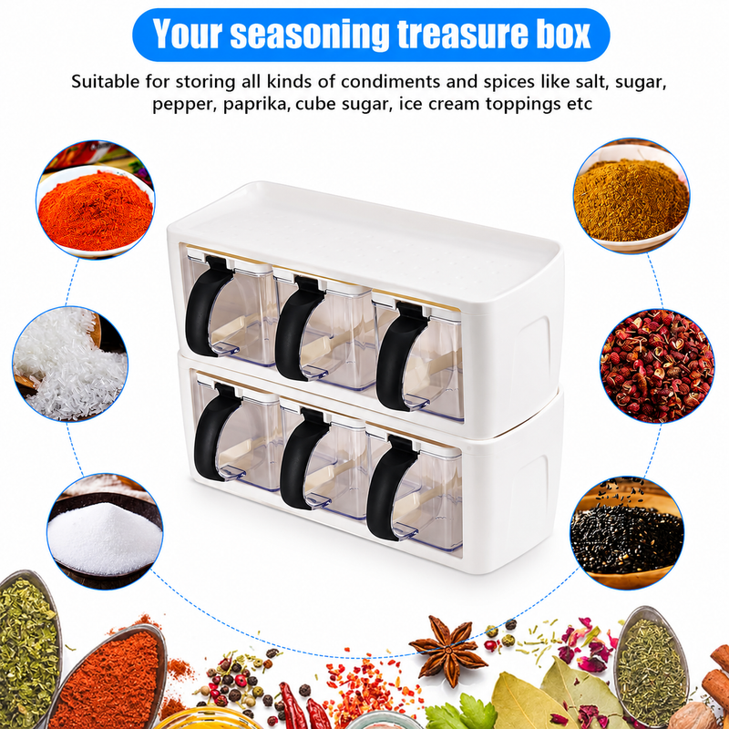 Premium Wall-Mounted Spice Organizer