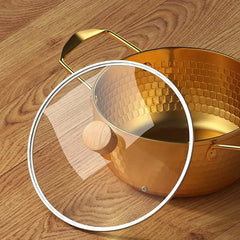 Hammered Cooking Pot with Lid