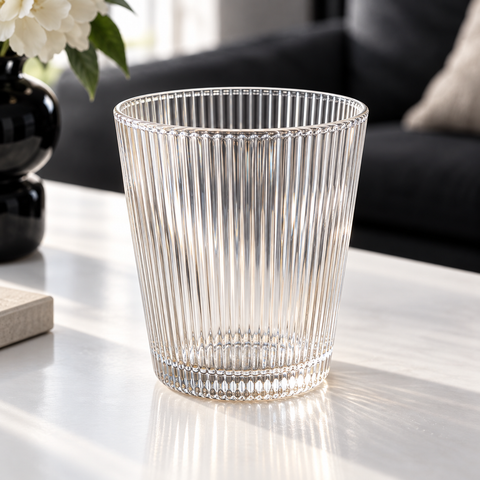 Charming Ribbed Glass