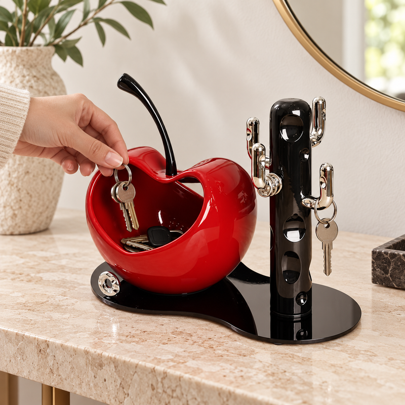Cherry Charm Tabletop Organizer - 02-keys