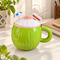 Coconut Ceramic Mug — desk break