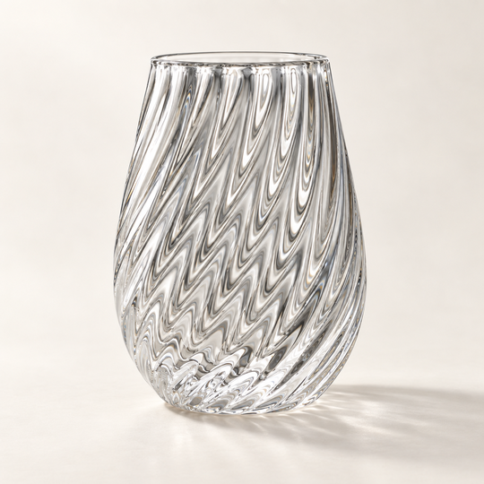 Crystal Wave Drinking Glass - 01-hero