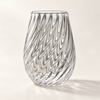 Crystal Wave Drinking Glass