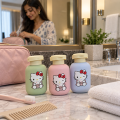 Cute Hello Kitty Cosmetic Travel Bottles - hotel bathroom