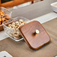 Divided Wooden Dry Fruit Tray