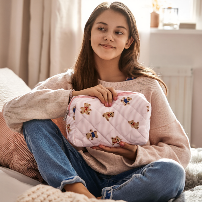 Cute Bear Makeup Pouch