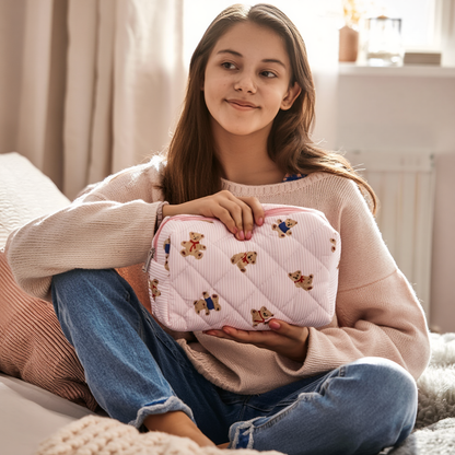 Cute Bear Makeup Pouch