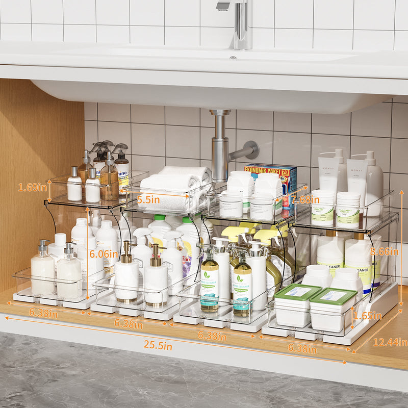 2-Tier Acrylic Storage Organizer