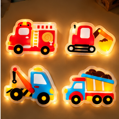 Vehicle Light-Up Shoe Charms