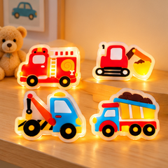 Vehicle Light-Up Shoe Charms