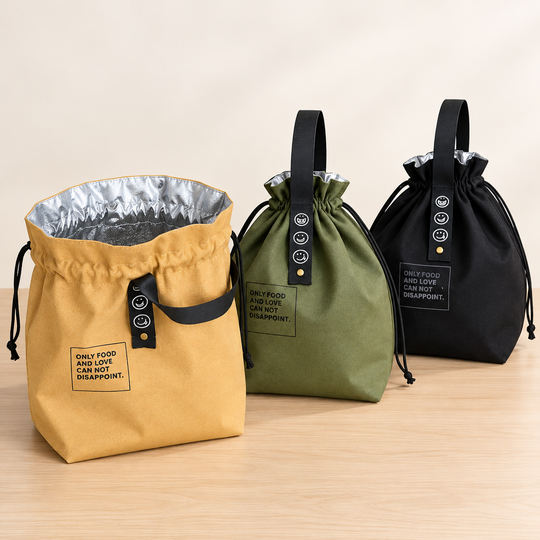 Drawstring Insulated Bag three colour hero