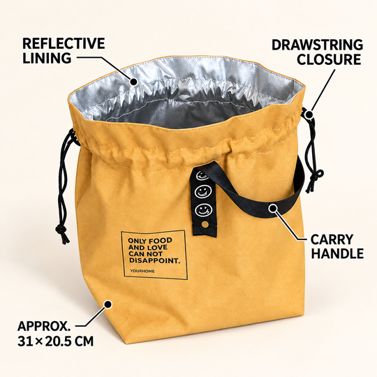 Drawstring Insulated Bag feature guide