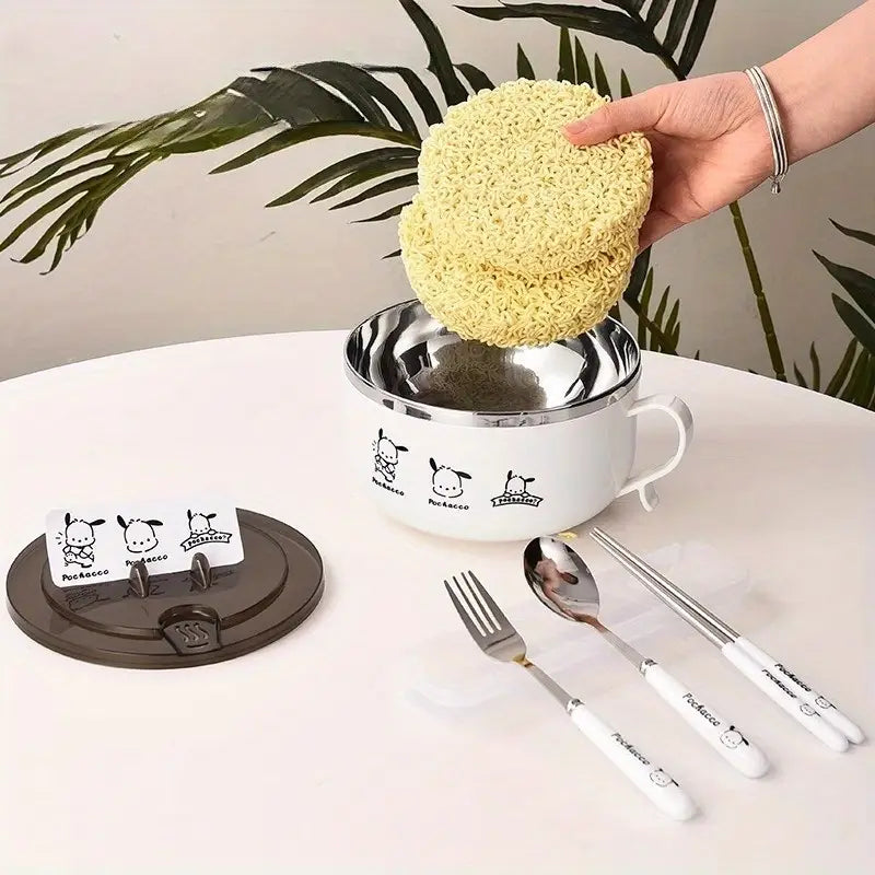 Pochacco Bowl with Spoon