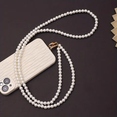 Pearl Chain Phone Lanyard