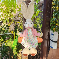 Easter Bunny Swing Ornament