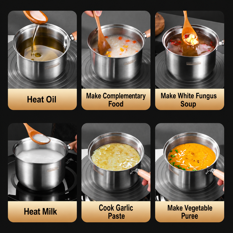 Stainless Steel Pot with Lid