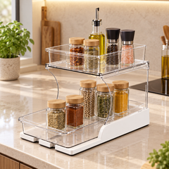 EasyReach Pull-Out Organizer — Kitchen spice storage