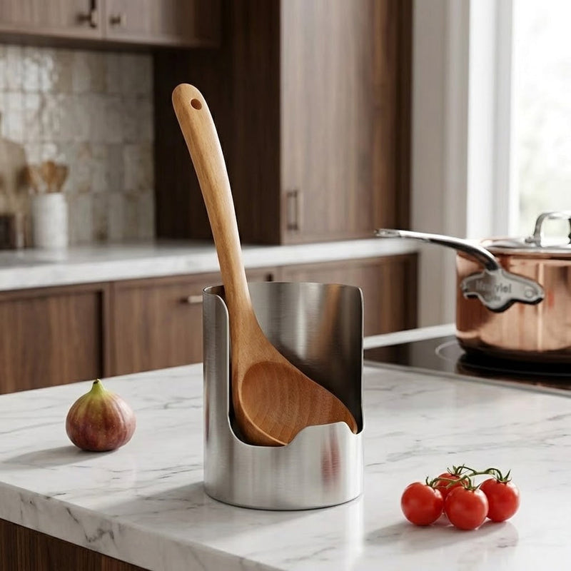 Premium Steel Spoon Rest