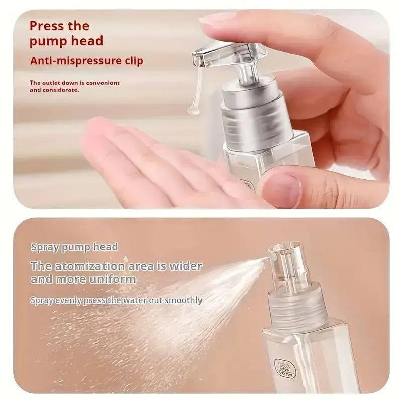 4 in 1 Travel Bottle Set – Space-Saving
