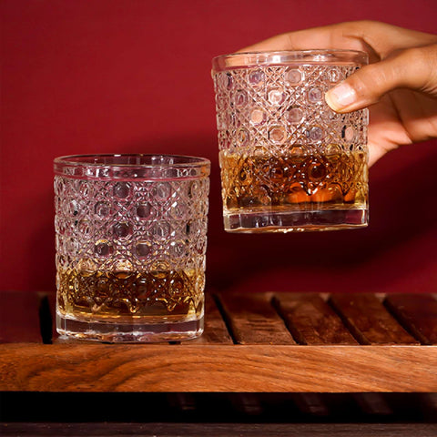 Vintage Crystal Drinking Glass(200 ml)