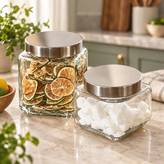 Everyday Square Pantry Jar hero view