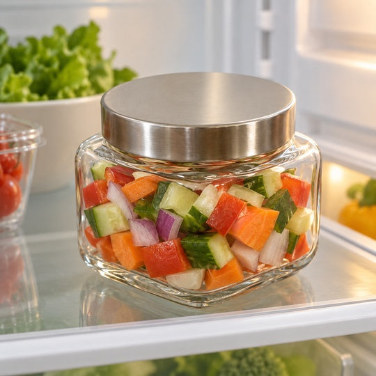 Everyday Square Pantry Jar refrigerator storage